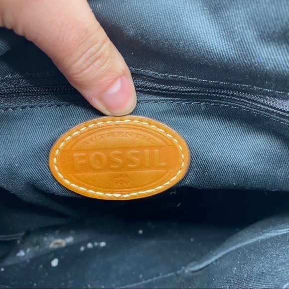 Fossil striped coated canvas crossbody bag - Picture 11 of 11